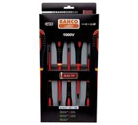 Bahco 5 Piece ERGO Slim VDE Insulated Screwdriver Set