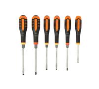 Bahco Be-9881tb Ergo Through Blade Screwdriver Set, 6 Piece