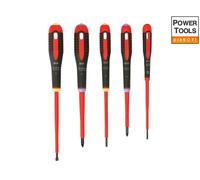 Bahco BE-9882S Be-9882S Ergo™ Vde Insulated Screwdriver Set 5 Piece