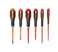 Bahco Be-9884S Ergo Vde Insulated Screwdriver Set, 6 Piece Multi Colour (One Size)