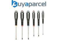 Bahco BE-9886 ERGO 6 Piece Screwdriver Set Slotted, Phillips & Pozi