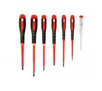 Bahco Be-9887S Ergo Vde Insulated Screwdriver Set, 7 Piece Multi Colour (One Size)