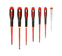 Bahco Screwdriver Set BE-9887S - 7 pcs Ergo VDE Insulated with PH Tester