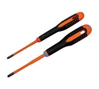 Bahco Screwdriver Set – Insulated Ergo™ Slim Combi – Twin Pack