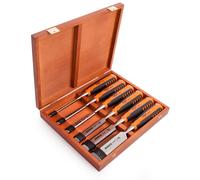 Bahco Bevel Edge Wood Chisel Set 6 Piece 6, 10, 12, 18, 25 & 32mm Boxed 424P-S6