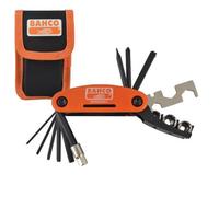 Bahco Bke850901 17 Piece Bicycle Tool Bike Multi Tool Socket Set With Pouch