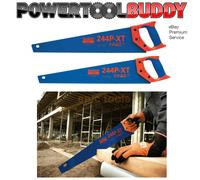 BAHCO BLUE 22" - 244P-22-XT Hardpoint 9TPI Timber Cutting Hand Saw TWIN PACK