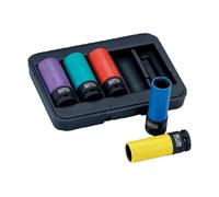 BWSS12P5 1/2in Drive Impact Wheel Socket Set of 5