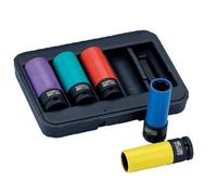 BWSS12P5 1/2in Drive Impact Wheel Socket Set of 5