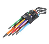 Bahco Torx Key Set 9-Piece - Colour-Coded Long Keys