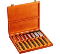 Bahco 424P-S8-Eur Bevel Edge Chisel Set 8 Piece In Wooden Box