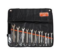 Bahco Chrome Polished Combination Spanner Set, 11 Piece