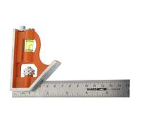 Bahco Combination Square (150mm) (Orange/Silver)