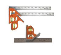 Bahco Combination Square Mixed Set 150mm Cs150 300mm Cs300 400mm Cs400 Pack Of 3