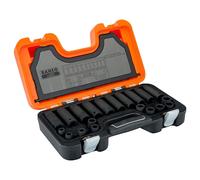 Bahco Impact Socket Set D-DD/S20 - 20-Piece Metric 1/2in Drive (Deep & Standard Hex)