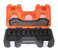 Bahco Impact Socket Set D-DD/S20 - 20-Piece Metric 1/2in Drive (Deep & Standard Hex)