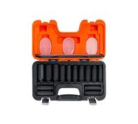 BAHCO DD/S14 1/2in Drive Deep Impact Socket Set 14 Piece Heavy Duty Pro