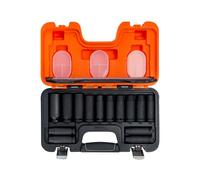 Bahco Deep Impact Socket Set DD/S14 - 14-piece 1/2in Square Drive