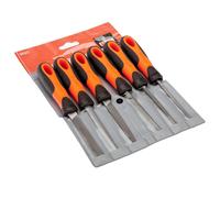 Bahco Engineers Files 100mm Set of 6 Length 100mm Plastic Wallet 1-476-04-3-2