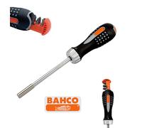Bahco Ergo 1/4" Ratchet Screwdriver With Magnetic Bit Holder & 6 Bits,808050 XMS