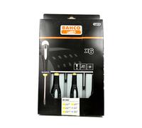 Bahco 9882 BE-9882 Slot/ Pozi Ergo Screwdriver Set (6 Pieces)