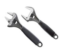 Bahco Ergo Adjustable Wrench Twin Pack With Enhanced Grip And Precision
