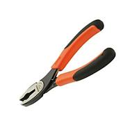 Bahco Ergo Combination Cutting Pliers with Plastic Handle 2628 G-180 36 mm Alloy Steel Black