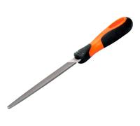 Bahco 200MM (8") Flat Safety Edge Second File with Handle