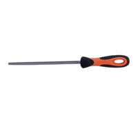 Bahco ERGO Round File 8mm Conical Bastard Cut with Handle 1-230-08-3-2