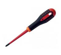 Bahco Ergo Slim Vde Insulated Screwdriver, Phillips Multi Colour (Ph2 X 100mm)