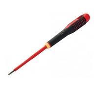 Bahco Ergo Slim Vde Insulated Screwdriver, Slotted Multi Colour (3.5 X 100mm)