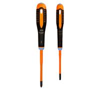 Bahco Screwdriver Set – Insulated Ergo™ Slim Combi – Twin Pack