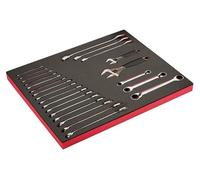 Bahco Foam Adjustable Wrenches, Combination, Ratchet