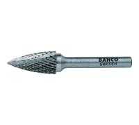 Bahco G0618M06 Tungsten Carbide Medium Rotation Burr in Bullet Shape with 16 Tooth, 0 V, Silver