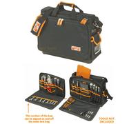 BAHCO Hard Rubber Base Technicians/Electricians Tool Storage Case Bag,4750FB4-18