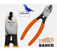 Bahco Heavy Duty Cable Wire Cutter/Cutting Stripping Pliers 240mm BAH2233D240
