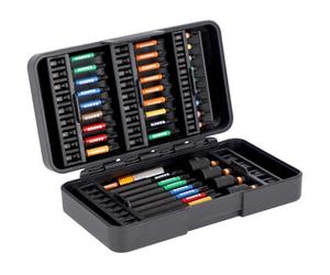 Bahco Impact Screwdriver Bit Set 40 pc Mixed Quick Release Holder BAH66IM40C1