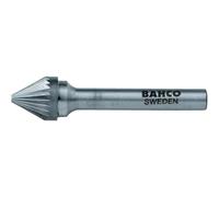 Bahco J0604M06 60 Degrees Medium Spiked Cone Shape Tungsten Carbide Rotary Burr, Silver, 55 mm