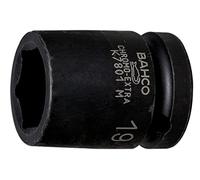Bahco K7801Z-1.1/8 6 Edge Hexagon Socket, Black, 1 1/8-Inch