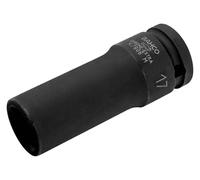 Bahco K7806M-19 6 Edge Deep Socket, Black, 19 mm
