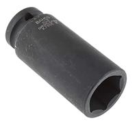 Bahco K7806M-24 6 Edge Deep Socket, Black, 24 mm