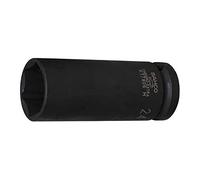 Bahco K7806Z-3/8 Inside Hexagonal Deep Socket, Black, 1/2-Inch, 12 mm