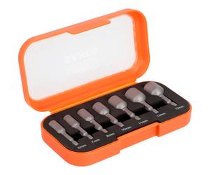 Bahco KM6750/S7 1/4" Hex Magnetic Power Nut Driver Socket Set 6-13mm