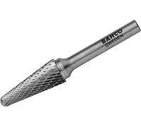 Bahco L1230M06 Medium Tungsten Carbide Rotary Burr with Conical Round Nose, Silver