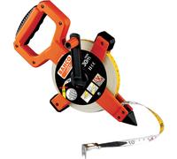 Bahco LTS Open Reel Fiberglass Tape Measure Imperial & Metric 165ft / 50m 13mm
