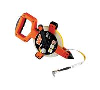 Bahco LTS30E Open Reel Fibreglass Tape 30m/100ft | 30m fibreglass survey tape with durable nylon coated blade and dual graduations