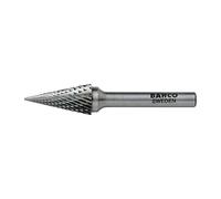 Bahco M1630M08 Medium Pointed Nose Tungsten Carbide Rotary Burr with 27 Tooth, 0 V, Silver, 70 mm