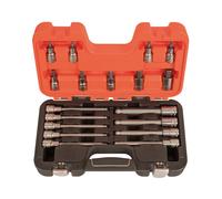 Bahco Metric Ball Ended 1/2in Drive Hex Socket Set 18 Piece Matt Finish S18HEX