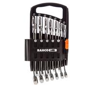 Bahco Metric Combination Spanner 12 Piece Set 8 - 19MM Storage Holder 111M/SH12