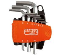 Bahco Metric Hex L-Key Set, 9 Piece